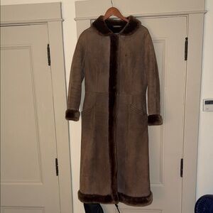 Elegant Brown Teddy Jacket